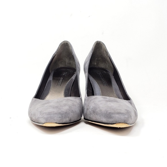 Joan & David Gray Suede Leather Heels - Picture 3 of 7